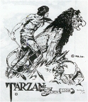 Bob Hyde's Tarzan and the Golden Lion Sketch