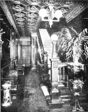 Hallway to entrance at 2133 South Dearborn.