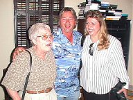 D.J. Howell with Billy and Barbara York