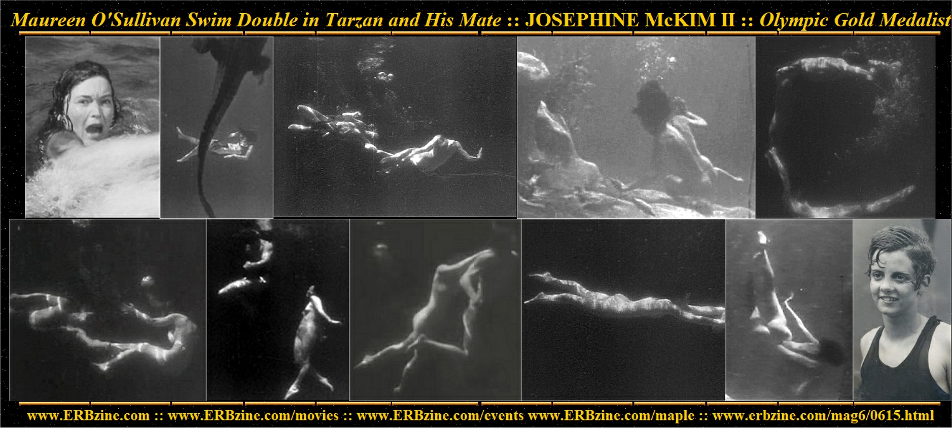 Tarzan and his mate swimming