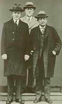 Former President Coolidge , Willis J. Abbot, Hon. Frank W. Stearns