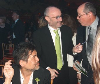 Danton and Bill in conversation with Phil Collins