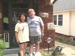 Bill and Sue-On Hillman at the House of Greystoke