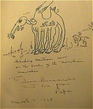 Herding Martian Cows on the borders of the Toonolian Marshes ~ To Jack Burroughs with love from Papa - March 7, 1925