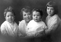 Burroughs family: Hully, Emma, Jack, Joan
