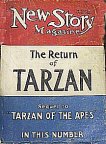 The Return of Tarzan serial in New Story pulp magazine