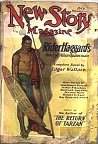 Outlaw of Torn appearance in New Story pulp magazine