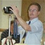 Videographer Wayne James at Banquet