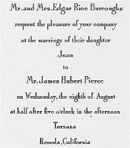 Wedding Invitation