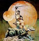 John Carter and the Princess of Mars art by Frank Frazetta