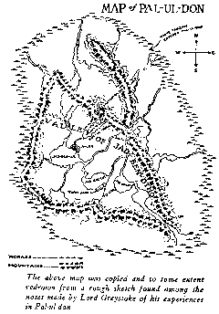Dell Comics Map of Pal-ul-don