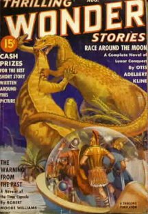 Thrilling Wonder Stories - August 1939 - Race Around the Moon
