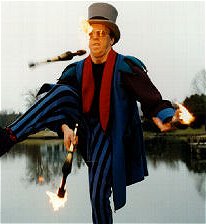 Von Horst juggling torches