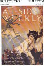 BB16 Oct 93: Thuvia, Maid of Mars - P.J. Monahan cover for16.04.08 All-Story pulp and 1920 1st Ed.
