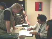 Howard Green Autographing the Tarzan Chronicles