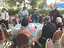 Waiter... Bill Ross (standing left) ...