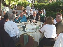 Pete Ogden (left, white shirt) ...