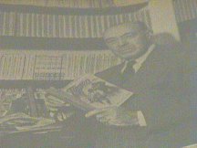 ERB In His Office with the Latest Tarzan Edition
