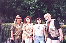Bill, China-Li and Sue-On Hillman with Fellow ERB Fan Billy York - Tarzana Guide, Driver, Photographer and Spinner of Tall Tales