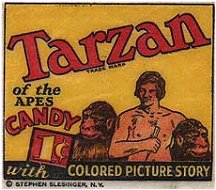 Tarzan of the Apes Candy Wrapper
