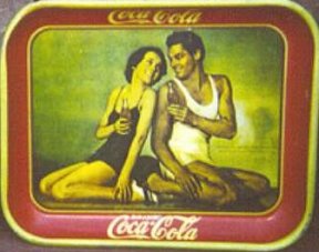 Tarzan and Jane Coke Tray