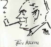 Rex Maxon Self-Caricature