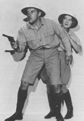 Tarzan Radio Stars Gale Gordon and Joan Burroughs Pierce