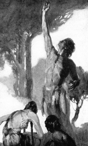 The two women dropped to their knees, stricken with awe at the thought of the awful nearness of the Great God