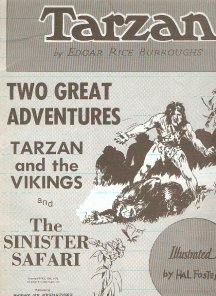 Tarzan Sunday Page Folio - 1970 - Tarzan and the Vikings and The Sinister Safari - Hal Foster (1935-36)