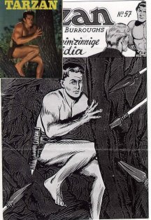 One of a series of 43 illegal Dutch comics issued in 1959 - Art by Lou Visser - Note the similarity to the Dell 87 cover.
