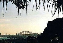 View of Sydney and bridge from Taronga Zoo