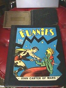 ERB's autograph books and compilation of JCB's John Carter in Funnies Comics