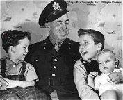 Ed Burroughs and grandchildren