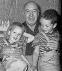 Grandfather Ed with Danton and Johnny