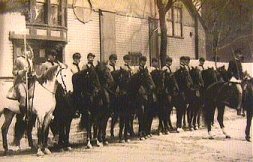 Ed with fellow cadets