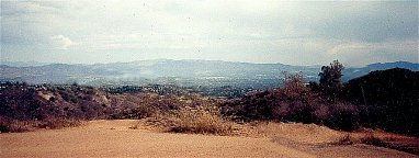 San Fernando Valley from ridge on south