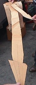 Paper pattern for the John Carter sword