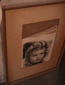 JCB portrait from a child photo possibly Mary Burroughs