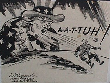 WWII propaganda cartoon