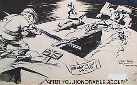 WWII propaganda cartoon