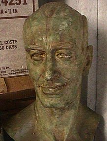 Original bust of ERB used for a molds to make replicas