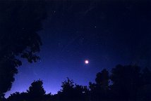 Moon over Pymble, Australia