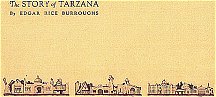 Story of Tarzan booklet by ERB ~ 1920s