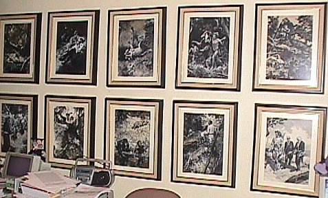 ERB, Inc. Offices: Zdenek Burian art: One of many original art displays