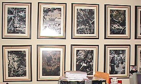 ERB, Inc. Offices: Zdenek Burian art: One of many original art displays