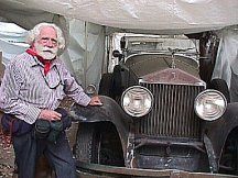 John Westervelt and his vintage Rolls Royce