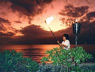 Lighting the lamps in Fiji