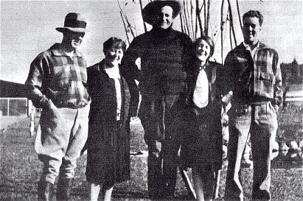 Joan and Jim at Tarzana with Ed, Emma and Hully