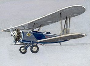 Mail Plane - two-seater, open-cockpit