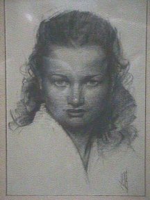 Jane Ralston Burroughs portrait by John Coleman Burroughs